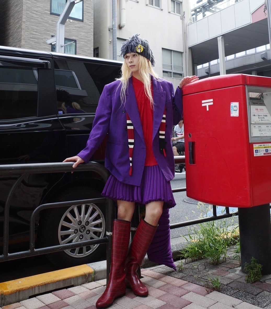 【doublet 25AW,】                     NEO PLEATED KNIT SKIRT（LONG HEM）