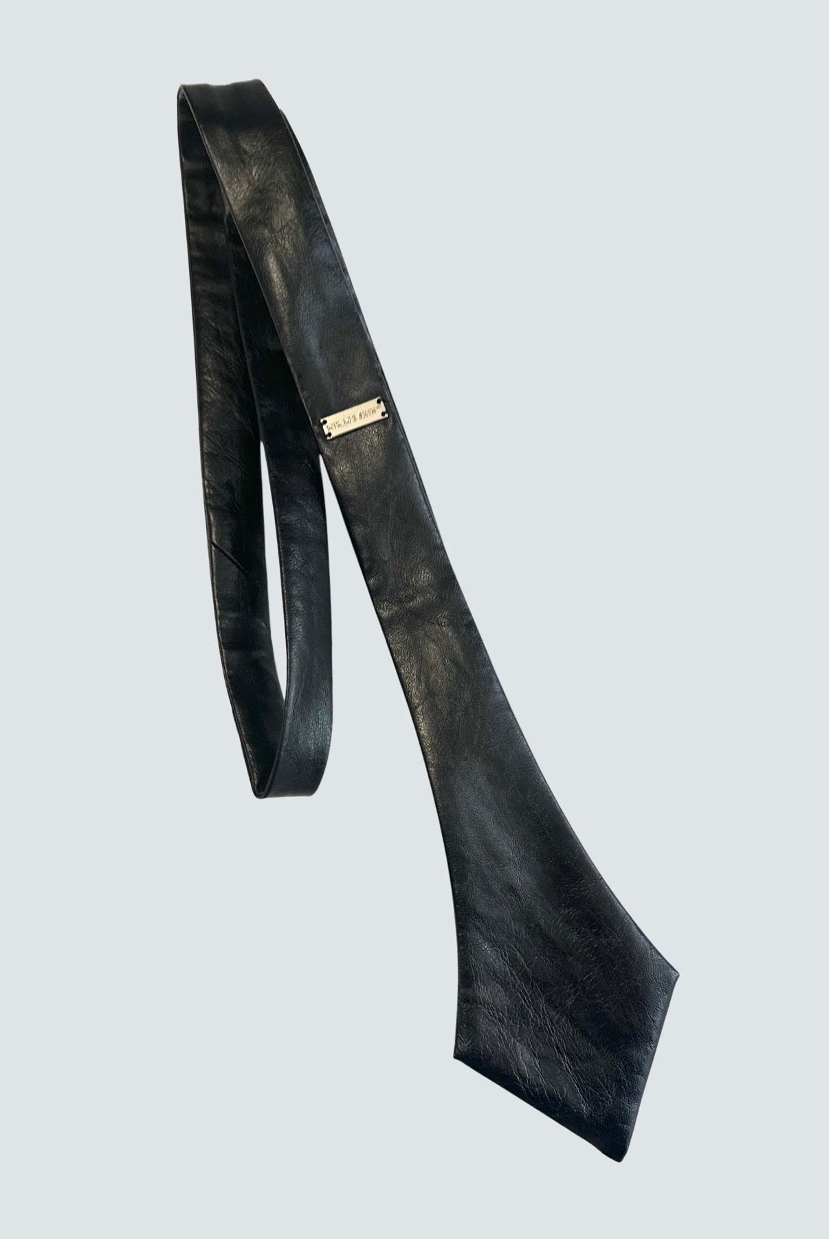 【MIKAGE SHIN 26aw,】Vegan Leather Diagram Tie