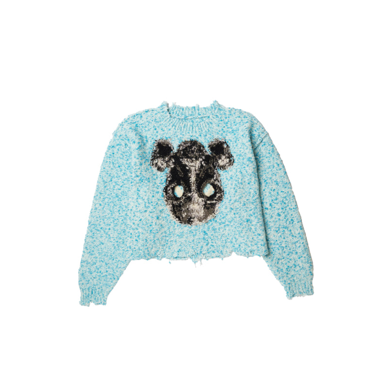 【doublet 26AW,】 
ACTING GAS MASK KNIT PUL
LOVER BLUE