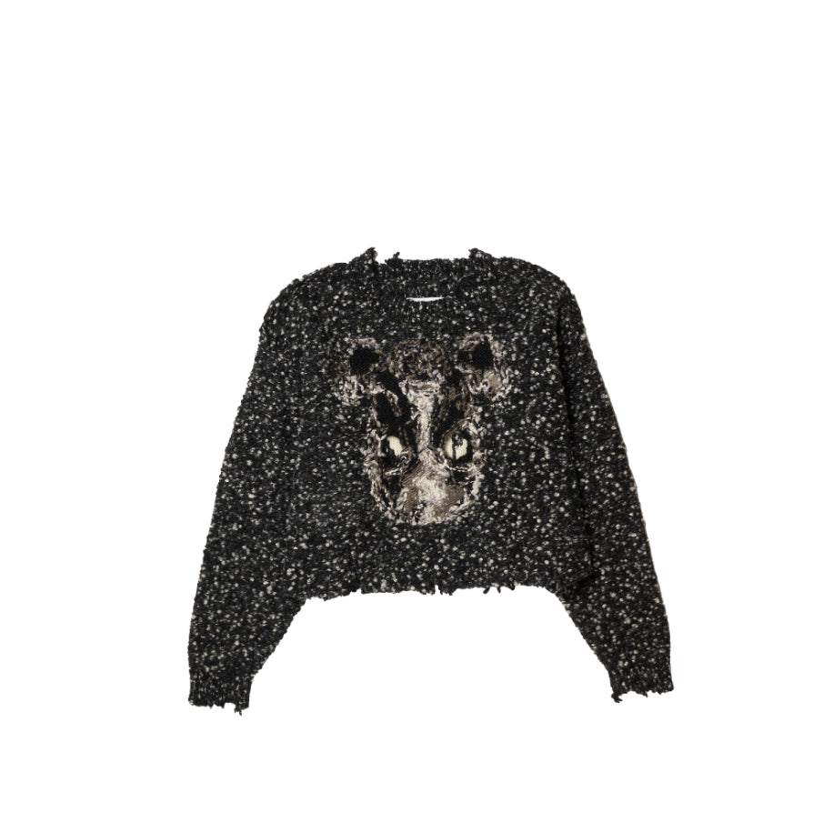 【doublet 26AW,】 
ACTING GAS MASK KNIT PUL
LOVER CHARCOAL
