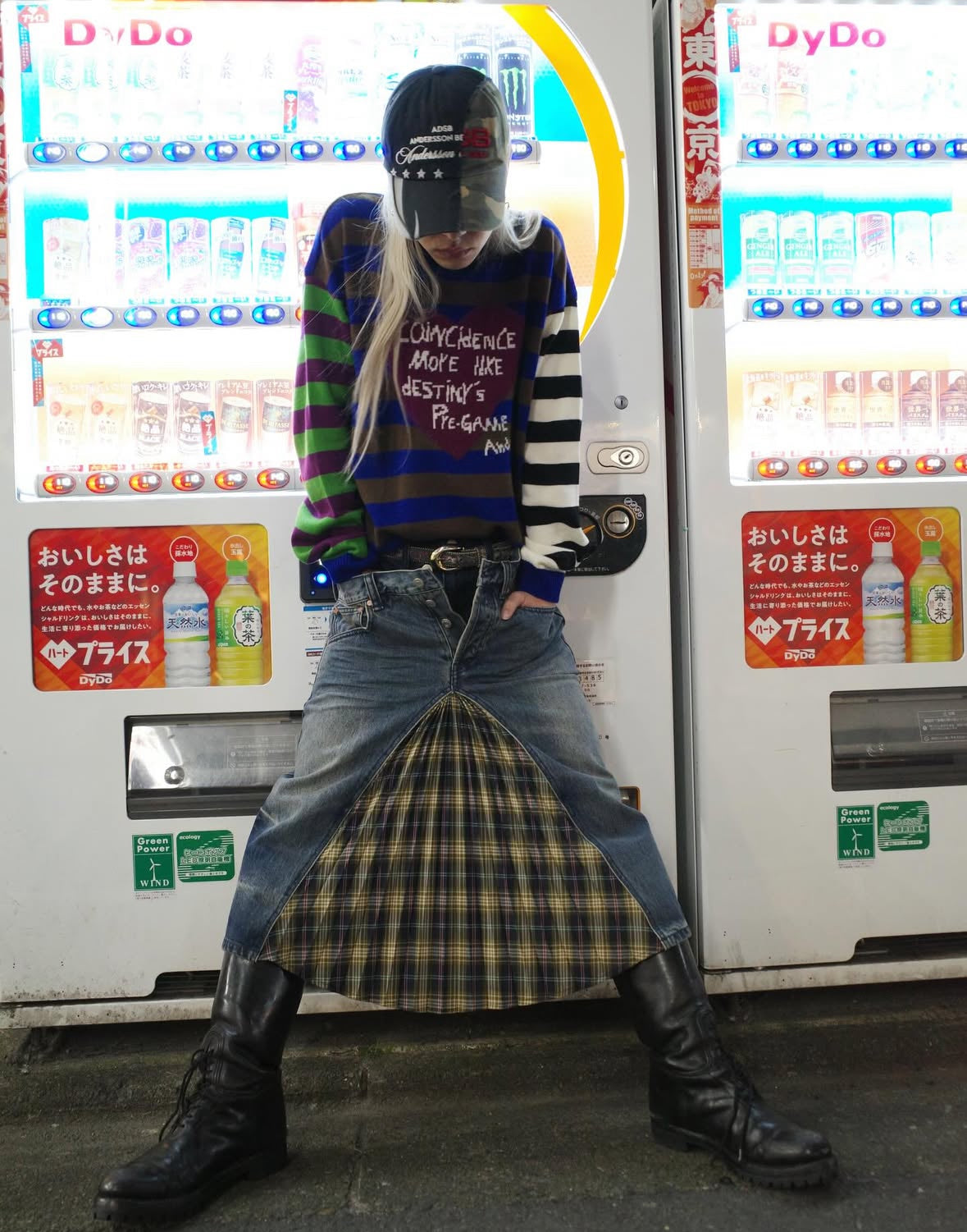 【Andersson Bell 26SS,】BOYS HEART MESSAGE CREW-NECK SWEATER