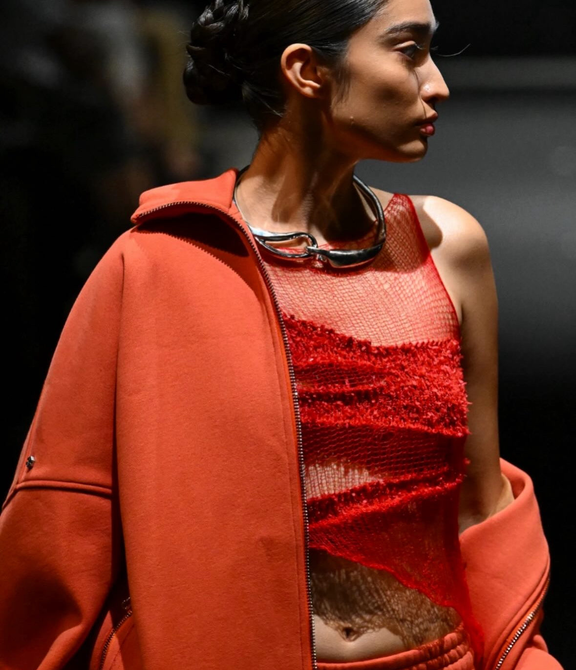 【seivson 26SS,】Laser-Cut Structured Jacket 	& Laser-Cut Structured Pants Pants