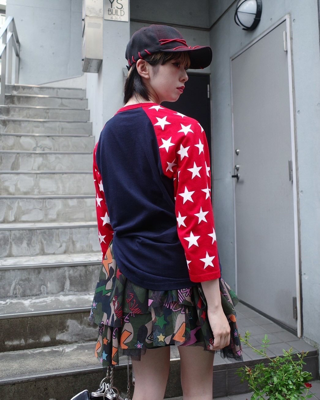 MIKAGE SHIN × HIGAN Exclusive Red lace Up Cap