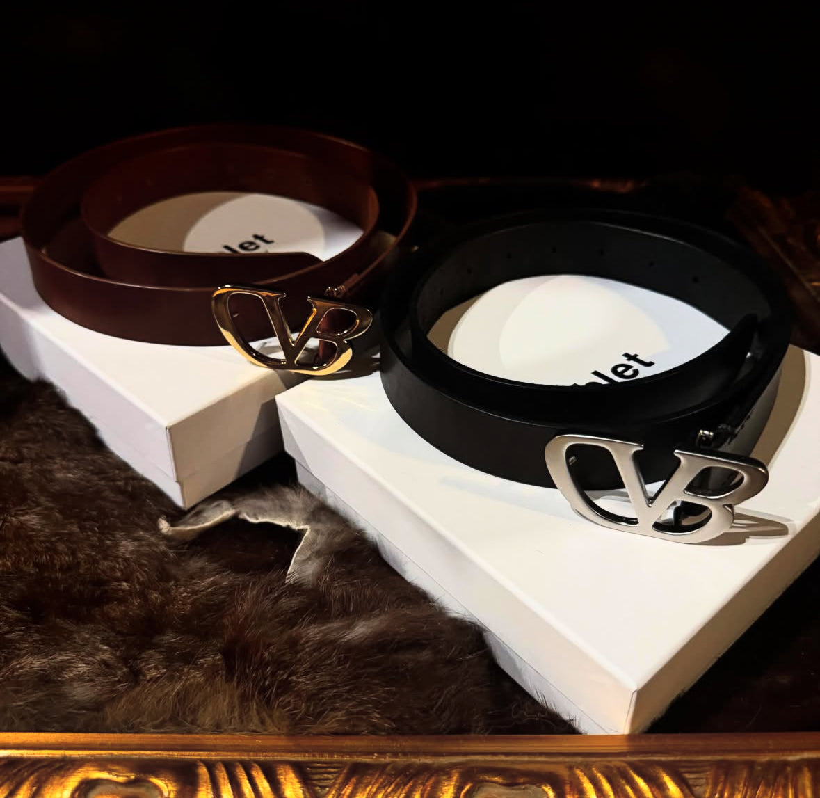 【doublet 26AW,】"DB”HOOK BUCKLE BELT
