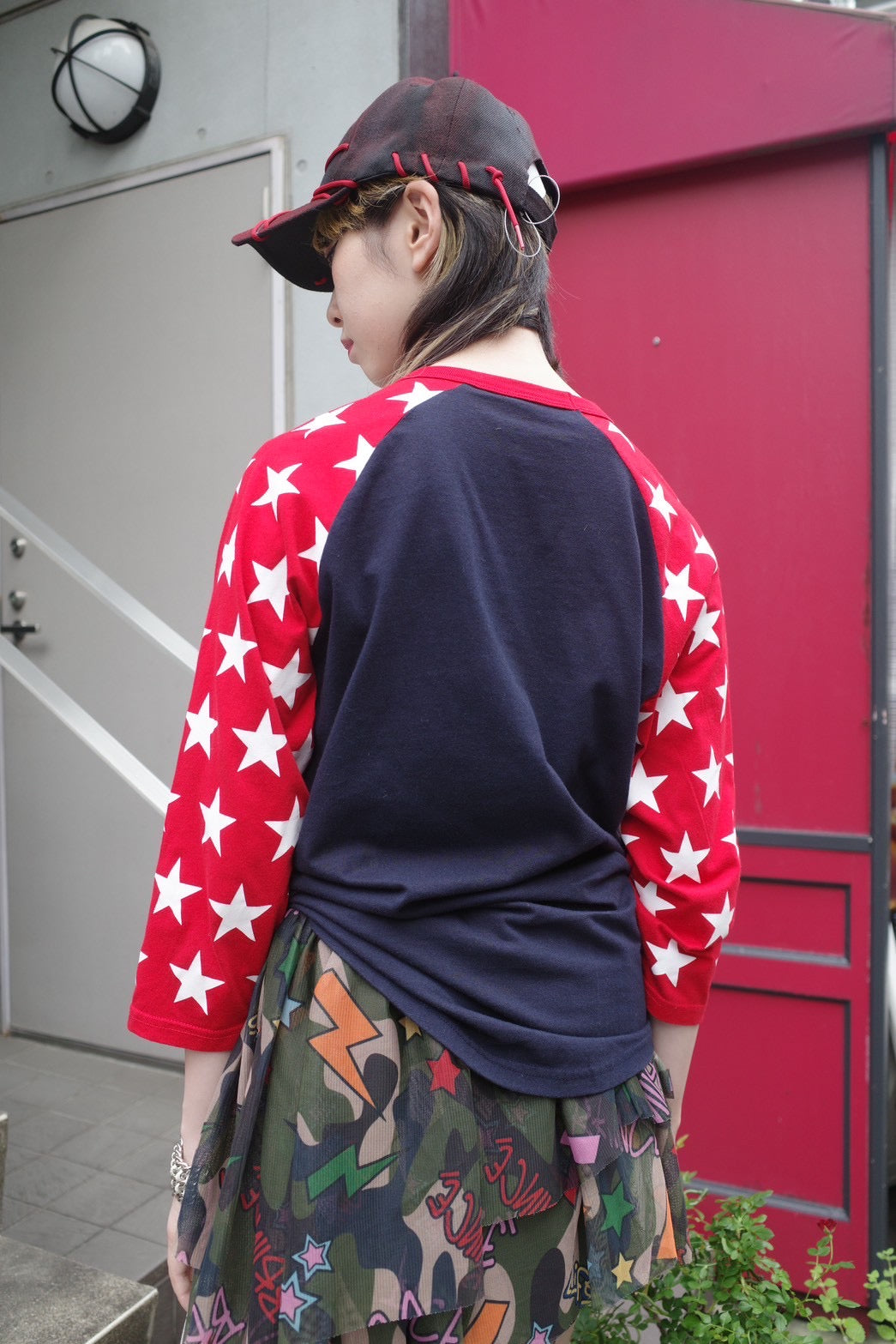 MIKAGE SHIN × HIGAN Exclusive Red lace Up Cap