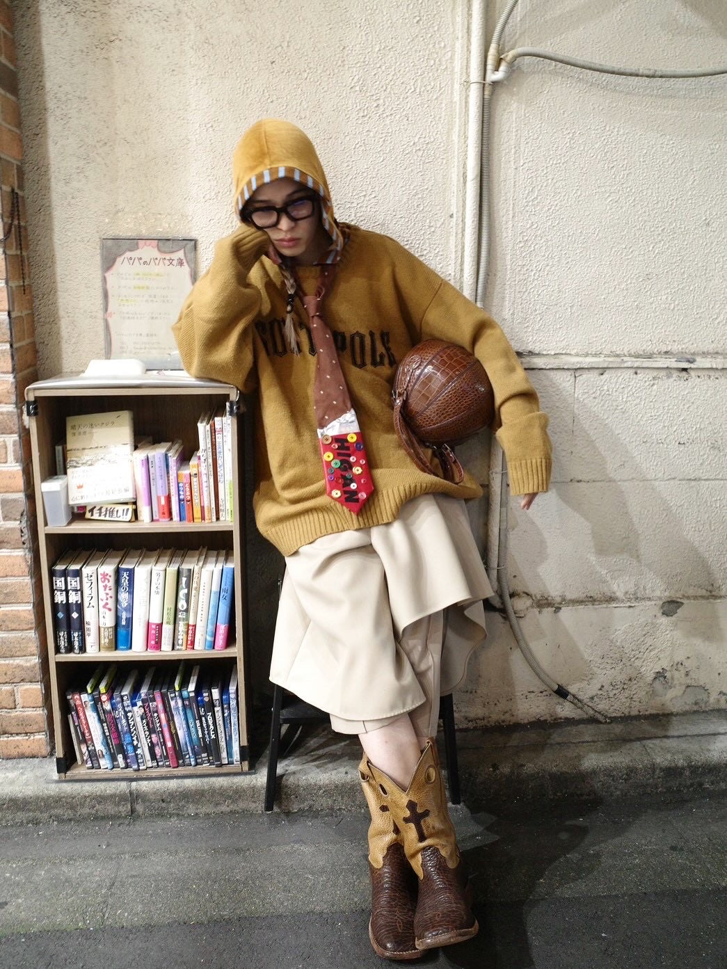 【FACETASM 25AW,】Layered Frill Pants/Beige