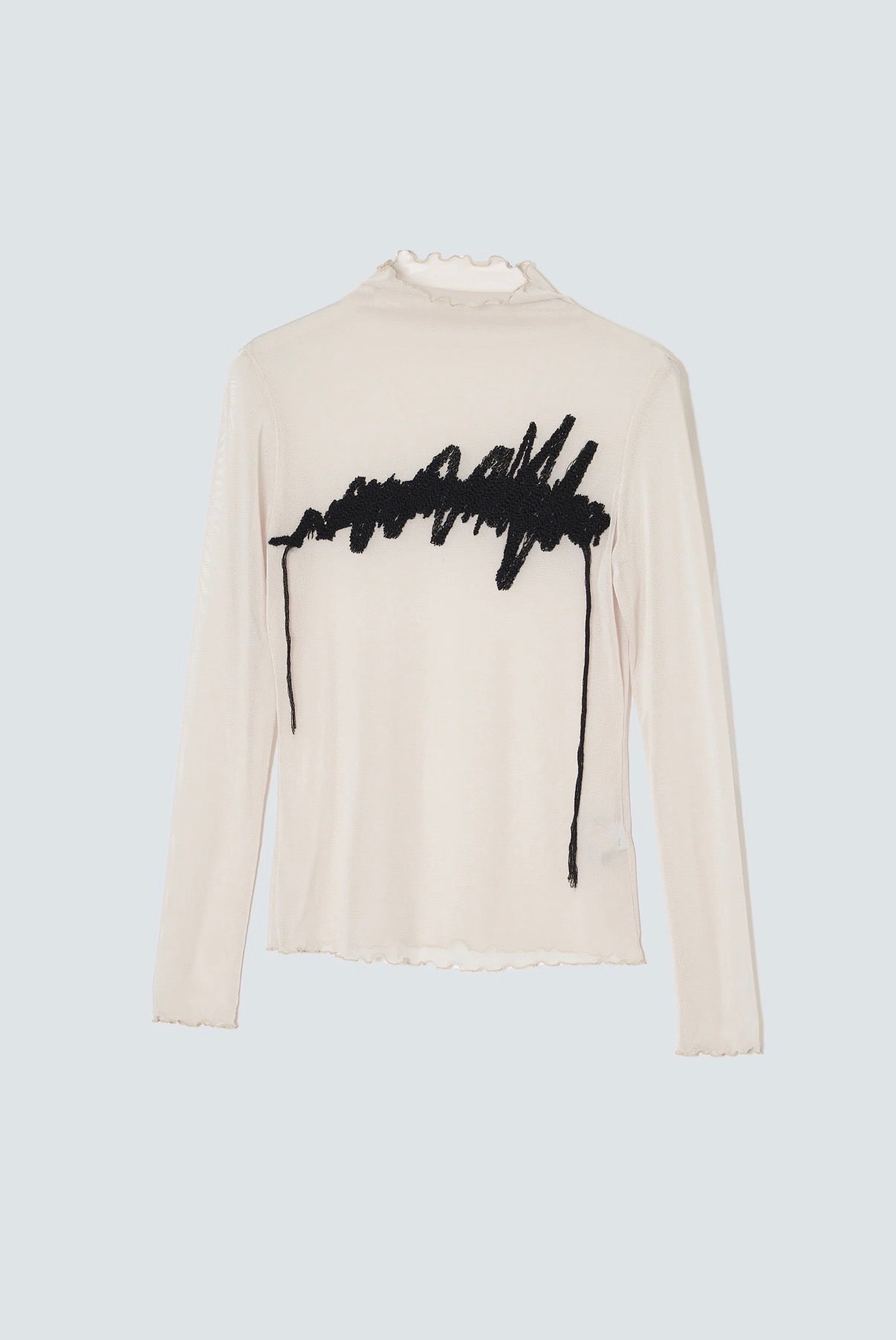 【MIKAGE SHIN 26aw,】Anonymous Tattoo Tops White