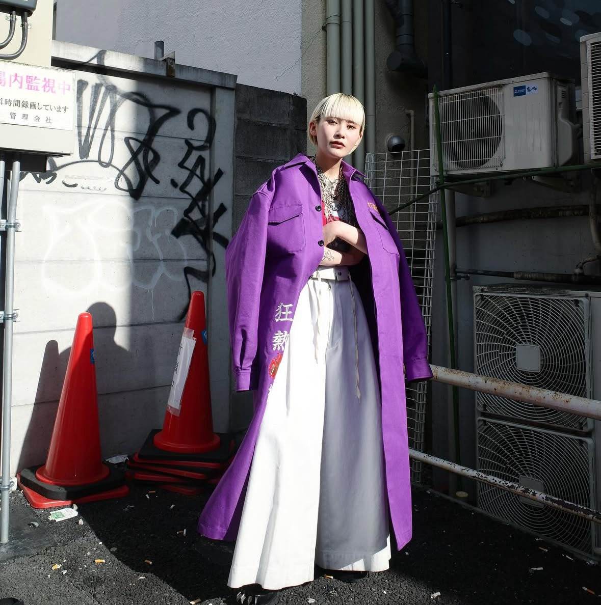 【doublet 25AW,】                   FIBER CRAZE “BOUSOUZOKU” COAT