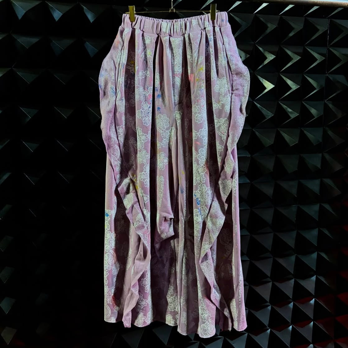 【BASE MARK 26AW,】SIMEON FARRA × Frill  Wide Sweat PT / PURPLE