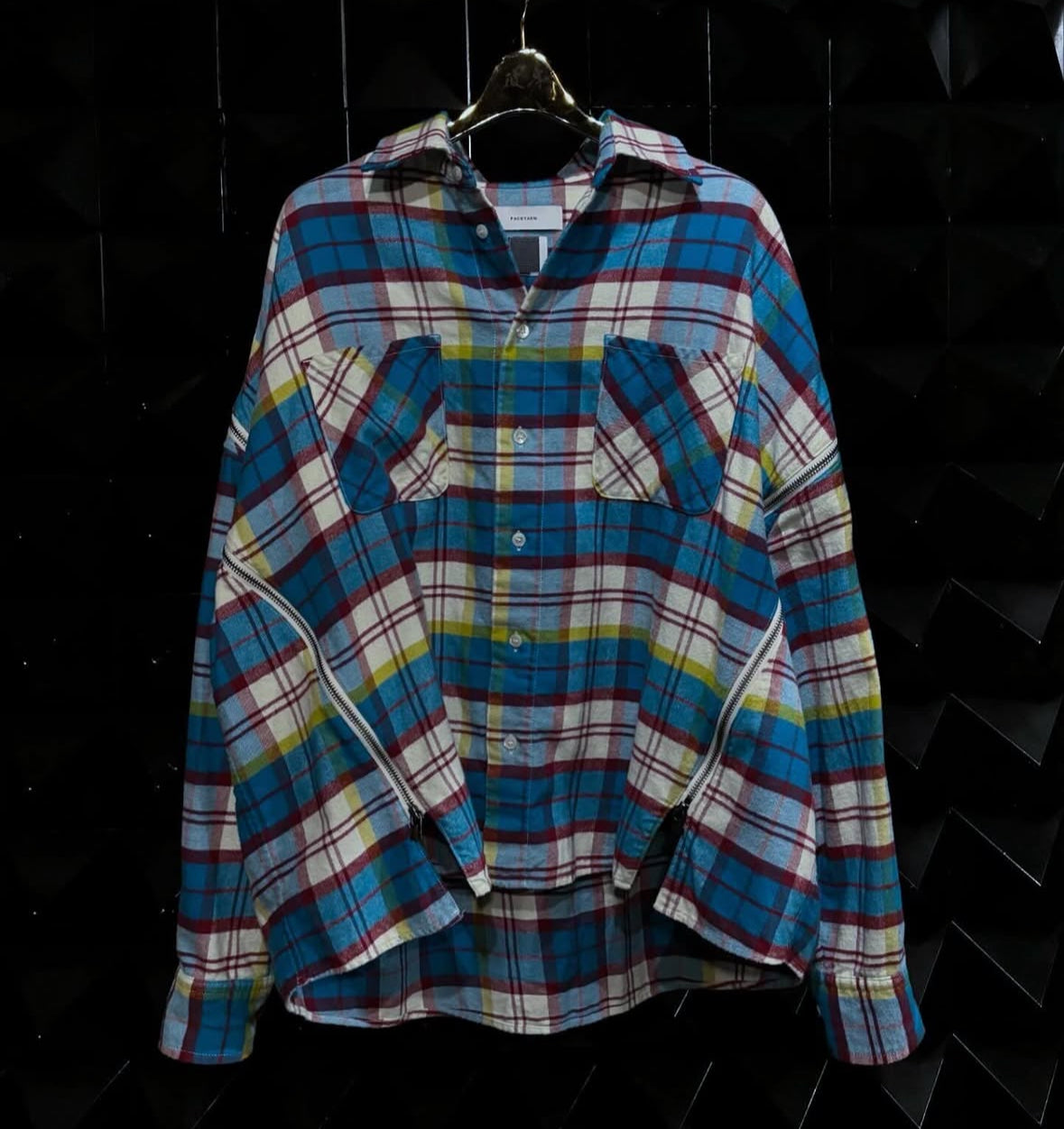 【FACETASM 25AW,】CHECK ZIPPER SHIRT & CHECK PANTS