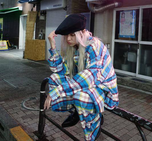 【FACETASM 25AW,】CHECK ZIPPER SHIRT & CHECK PANTS