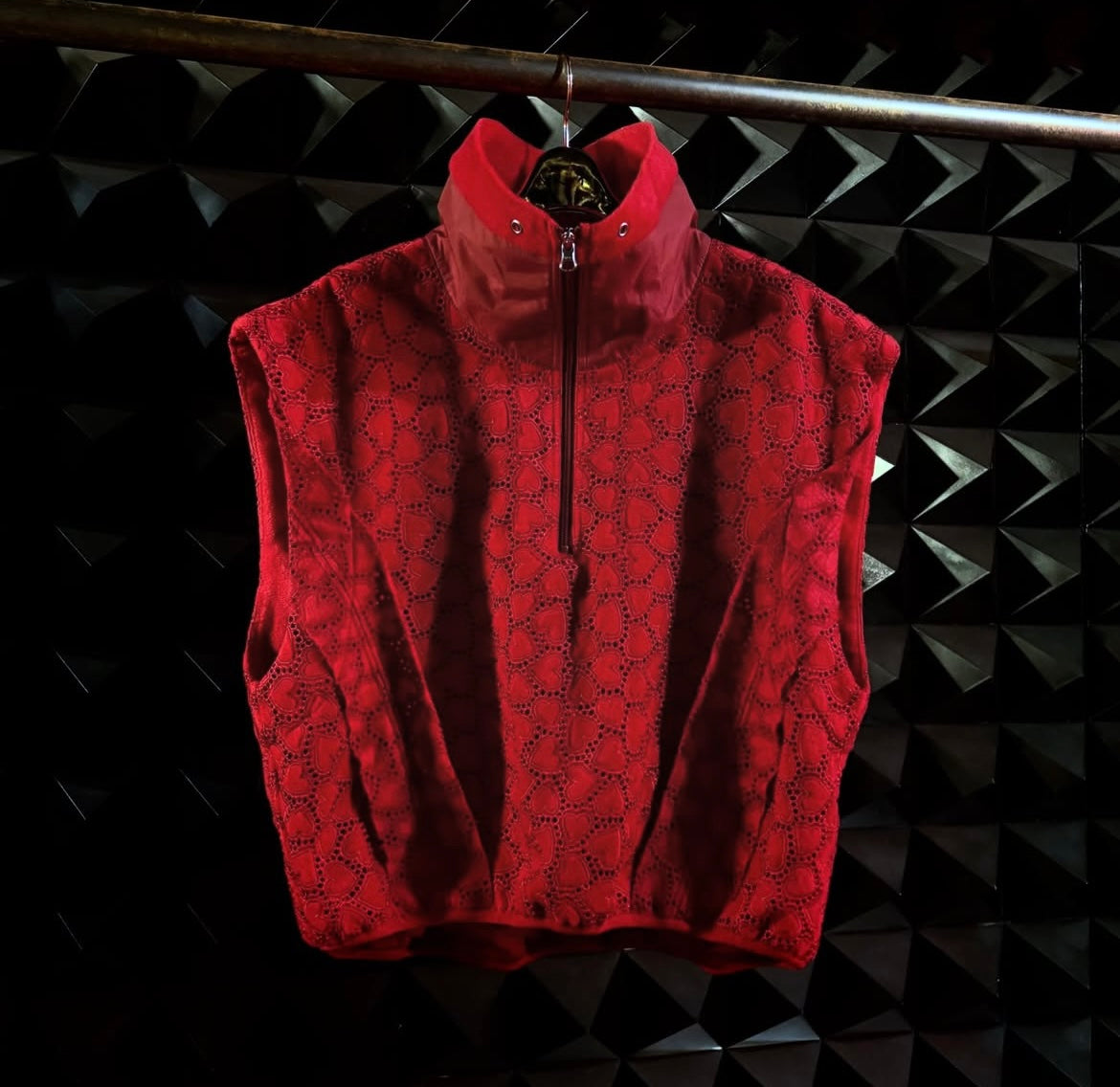 【BASE MARK 26AW,】Embroidery Freece Vest