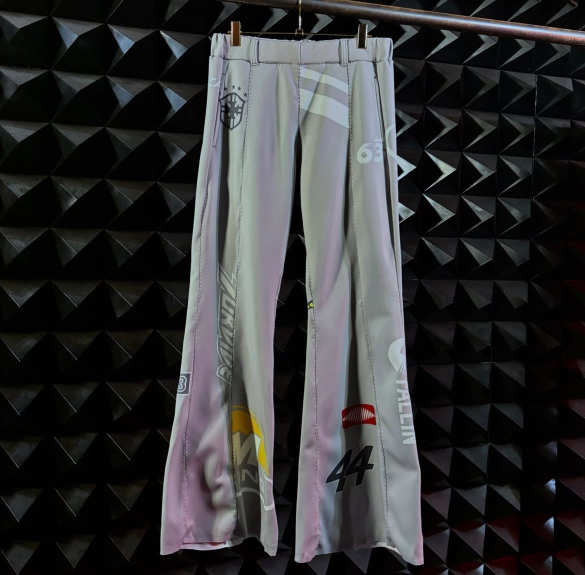 【LIBRIO MENDONÇA 26AW,】FLARED JERSEY PANTS / GRAY