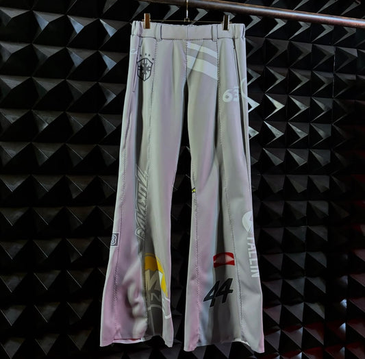 【LIBRIO MENDONÇA 26AW,】FLARED JERSEY PANTS / GRAY