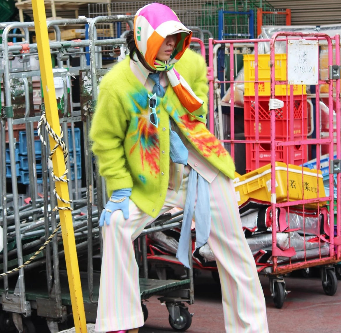 【TENDER PERSON 26AW,】MOHAIR NOCOLLER JACKET