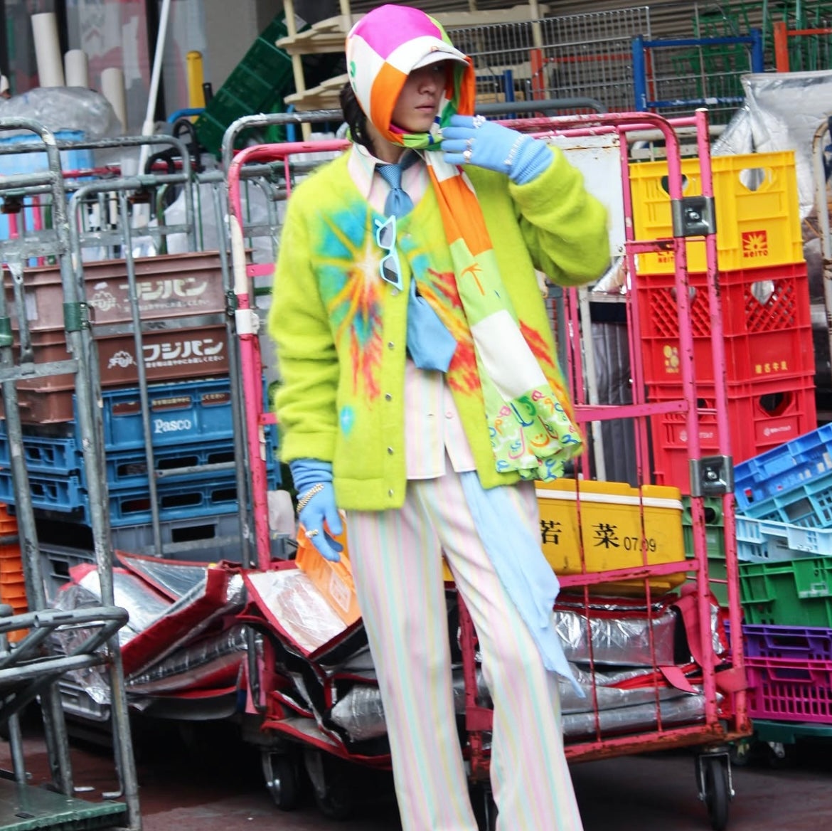 【TENDER PERSON 26AW,】MOHAIR NOCOLLER JACKET